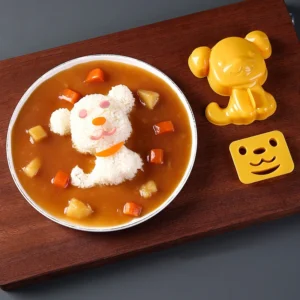 3pc/Set Cartoon Animals Sushi Mold DIY Sandwich Rice Ball Mold Kitchen Gadgets Baby Kids Breakfast Mold Sushi Bento Accessoires