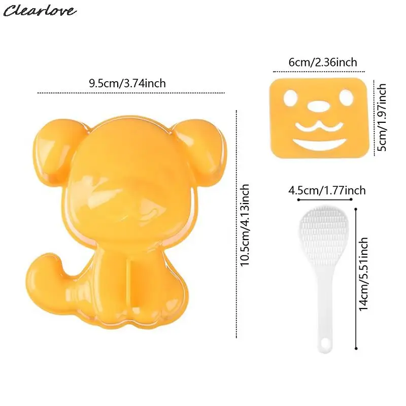 3pc-Set-Cartoon-Animals-Sushi-Mold-DIY-Sandwich-Rice-Ball-Mold-Kitchen-Gadgets-Baby-Kids-Breakfast-7