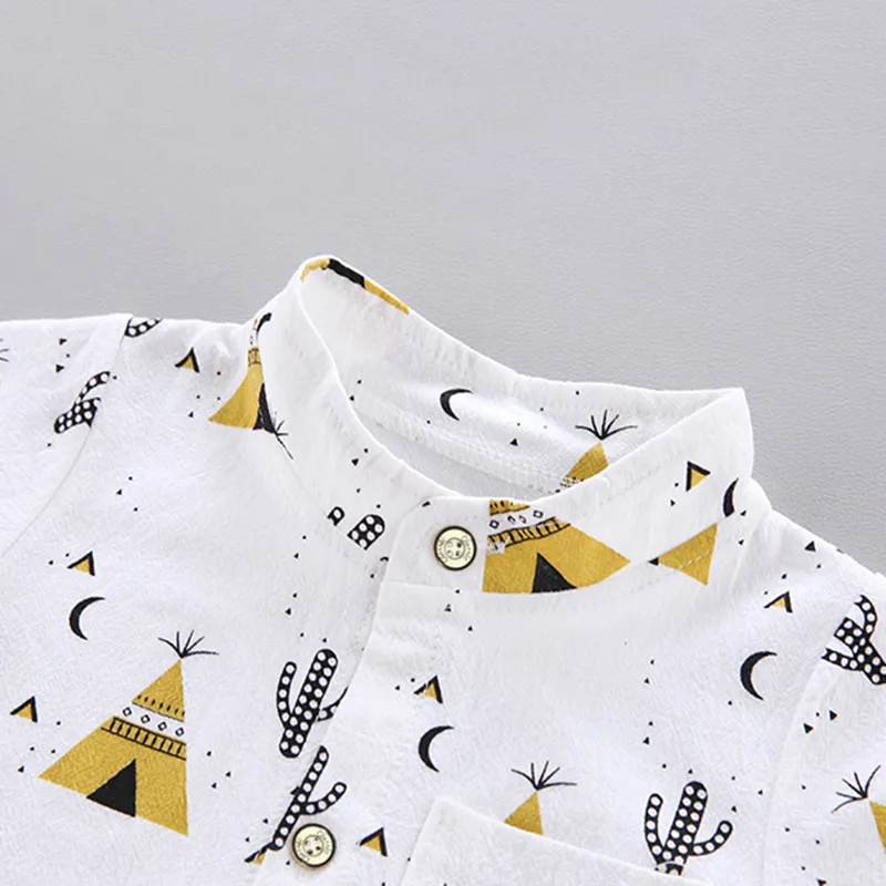 Baby-Clothes-Cool-Pyramid-Summer-Short-sleeved-Shirt-Set-3