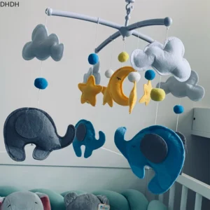 Baby Mobile Rattles Toys 0-12 Months For Baby Newborn Crib Bed Bell Toddler Rattles Carousel Baby Educational Toys Children Gift