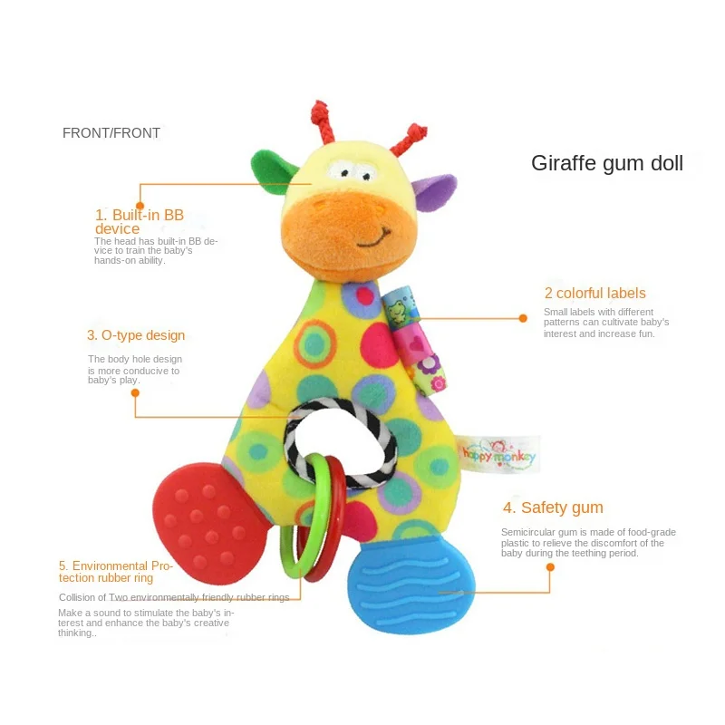 Baby-animal-hand-held-rattle-bite-glue-can-bite-newborn-grasp-training-soothing-plush-toy-4