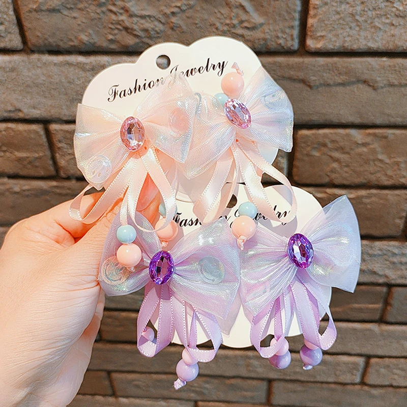 Butterfly-Ribbon-Hair-Clips-for-Girls-No-Harm-Baby-Diamond-Hairpins-Princess-Colorful-Small-Girl-Side-4