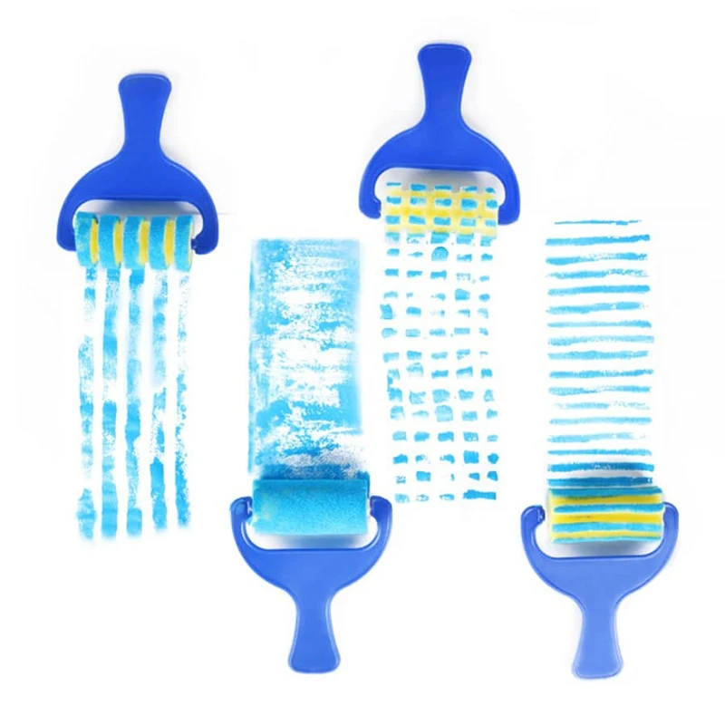 Children-DIY-Graffiti-Sponge-Brush-Set-Drawing-Toys-Broom-Shaped-Seal-Sponge-Brush-Art-Brush-Enlightenment-4