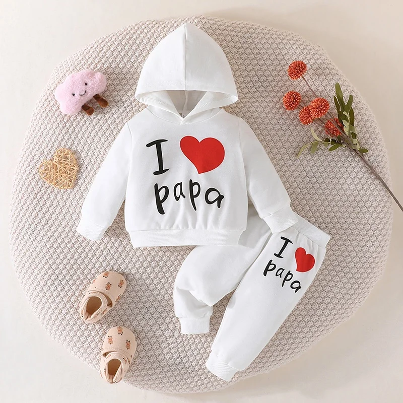 Girls-Boy-3-24-Months-Cute-Letter-Long-Sleeve-Hoodie-Tee-Long-Pants-Outfit-Toddler-Infant