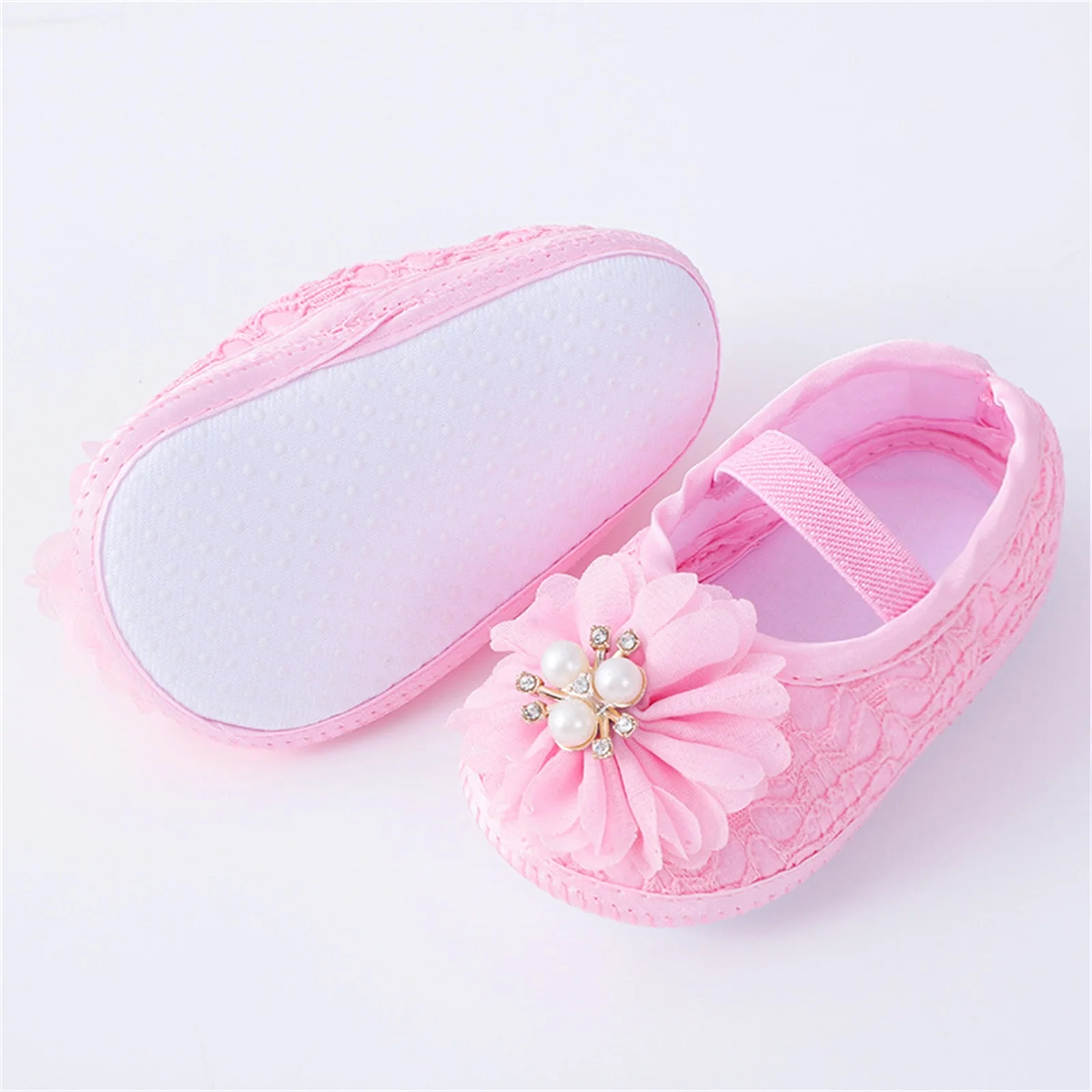 Infant-Baby-Girls-Flats-and-Headband-Soft-Sole-Non-slip-Pearl-Flower-Princess-Wedding-Dress-Walking-5