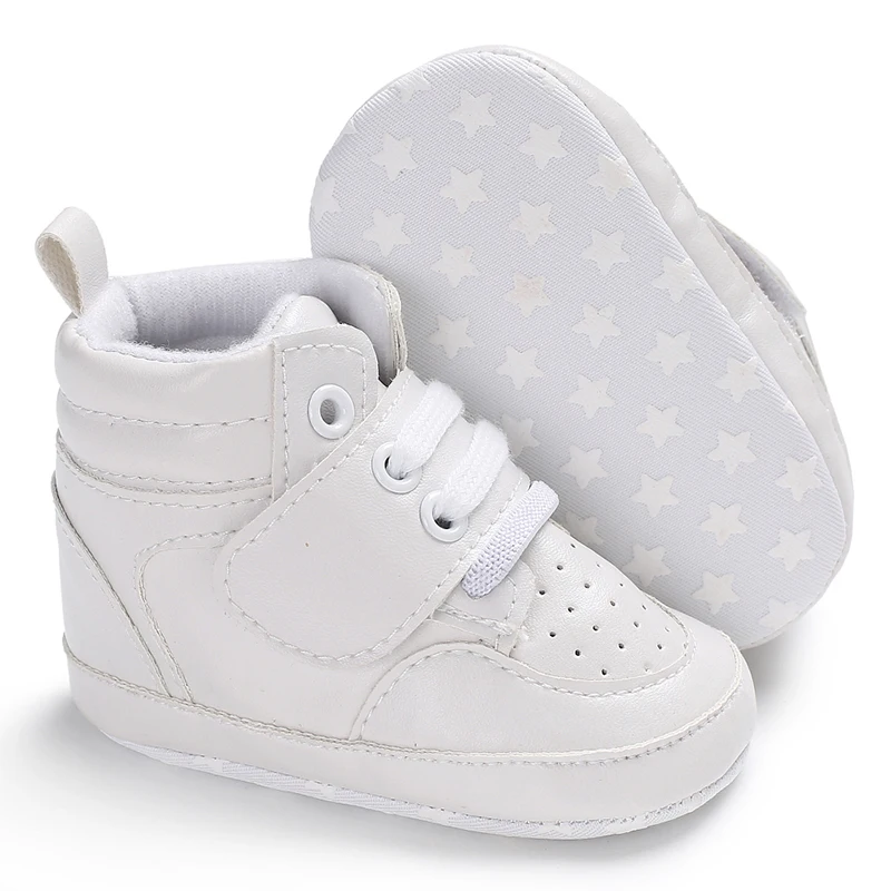 Newborn-Baby-Fashion-Sneakers-Shoes-Boys-Girls-Solid-Lace-Up-High-Shoes-Toddlers-Breathable-Non-Slip-2