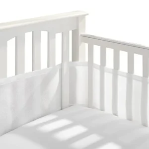 Soft and Breathable Bumpers Fence for Newborn Crib – Child Room Decor Bedding Accessories Baby Bed Bumper