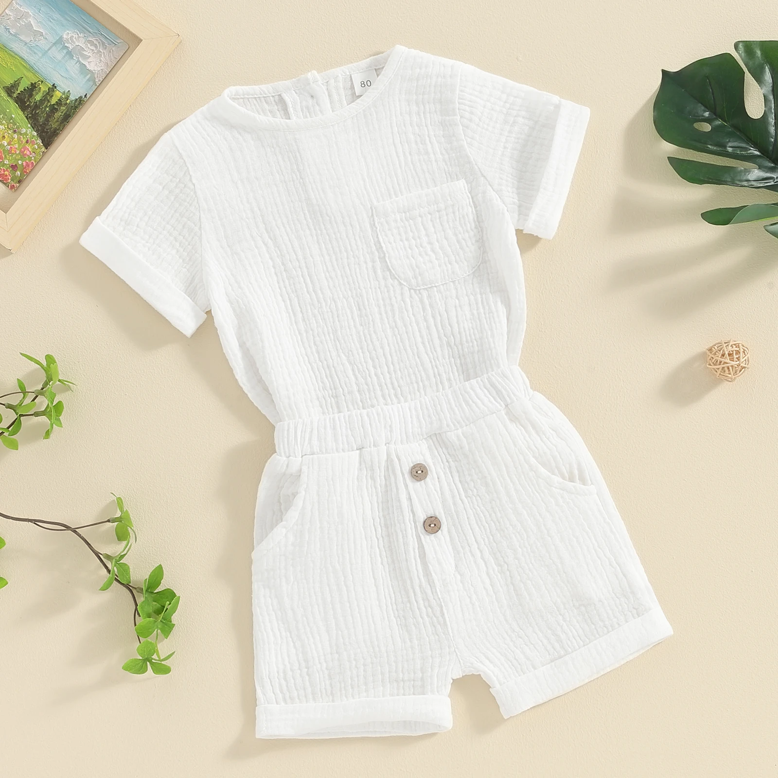 Summer-Infant-Baby-Boys-Shorts-Tracksuits-Sets-Kids-Linen-Short-Sleeve-Crewneck-Button-Tops-Shorts-Clothing-1