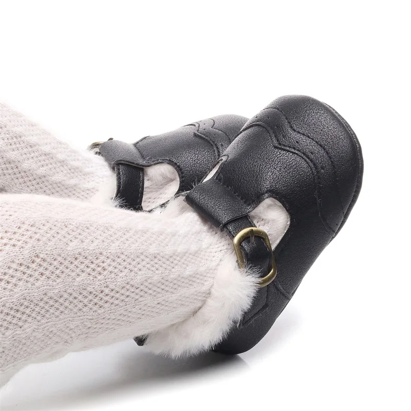 VISgogo-Baby-Girl-Princess-Dress-Shoes-Winter-Warm-Mary-Jane-Flats-Non-Slip-Fleece-Crib-Shoes-2
