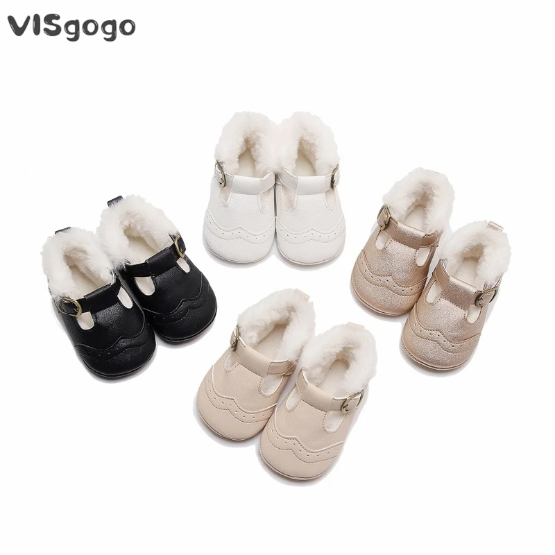VISgogo-Baby-Girl-Princess-Dress-Shoes-Winter-Warm-Mary-Jane-Flats-Non-Slip-Fleece-Crib-Shoes